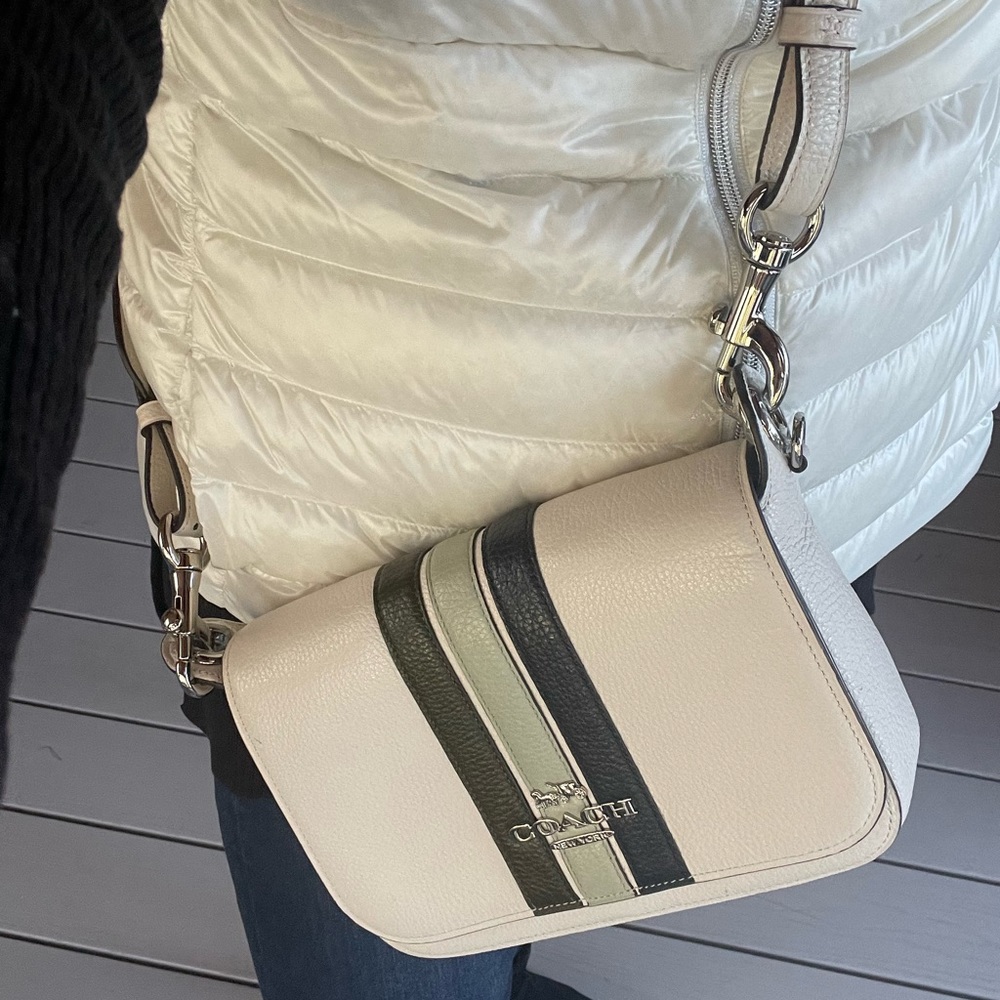 Coach crossbody nwot - sporty adorable and comfortable to wear. Pebbles leather